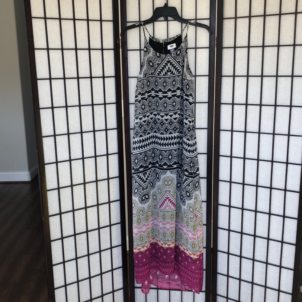 Old Navy colorful print dress